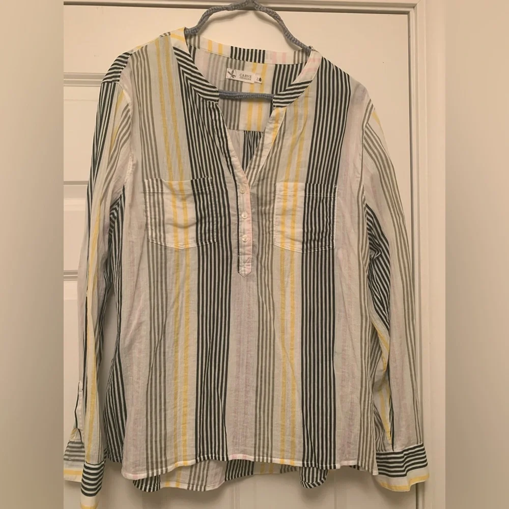 Carve Designs Ladies “DYLAN GAUZE SHIRT” - Picture 2 of 2